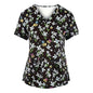 Paw-fessional Prints Scrub Tops