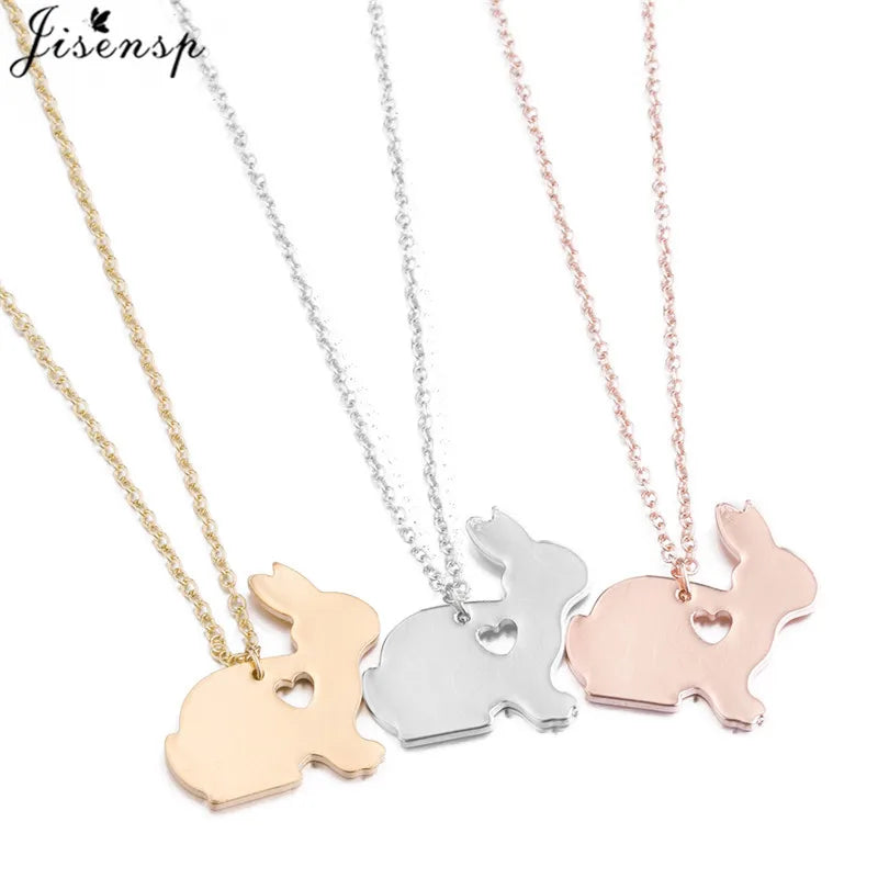 WildCharm Stainless Steel Animal Pendant Necklace