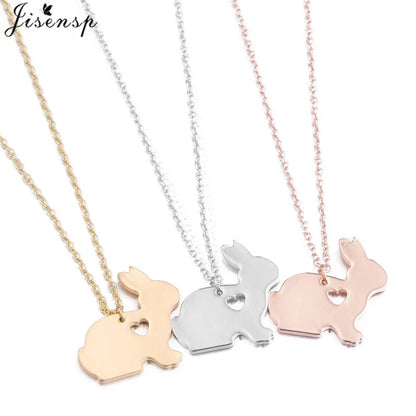 WildCharm Stainless Steel Animal Pendant Necklace