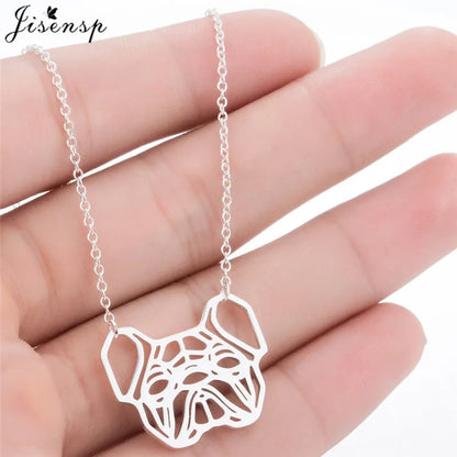 WildCharm Stainless Steel Animal Pendant Necklace