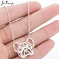 WildCharm Stainless Steel Animal Pendant Necklace