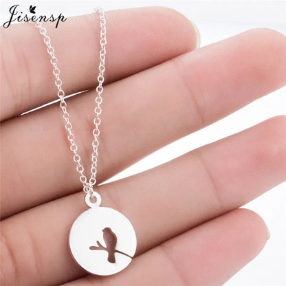 WildCharm Stainless Steel Animal Pendant Necklace