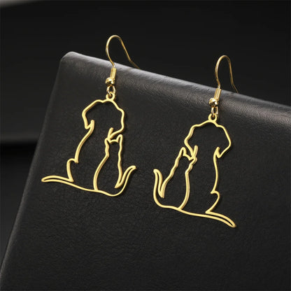 Pawfect Hug Pet Lover Pendant Necklace