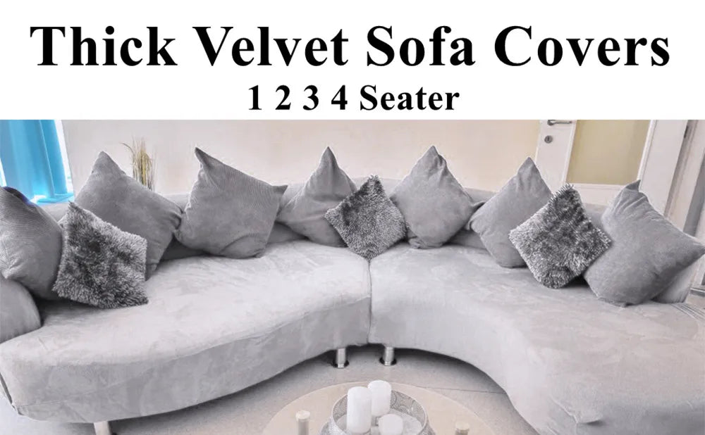 CouchCouture LuxeFit Velvet Slipcovers