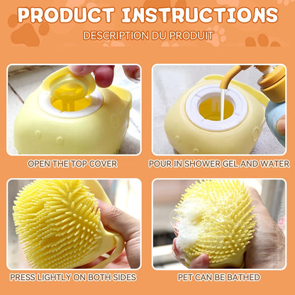 BubblyPaws Bath Brush