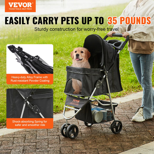 The Wag-A-Wheel - 3 Wheel Pet Stroller