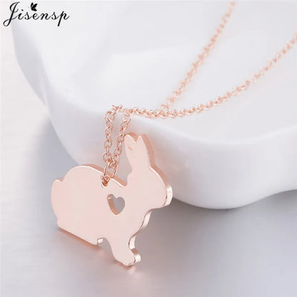 WildCharm Stainless Steel Animal Pendant Necklace