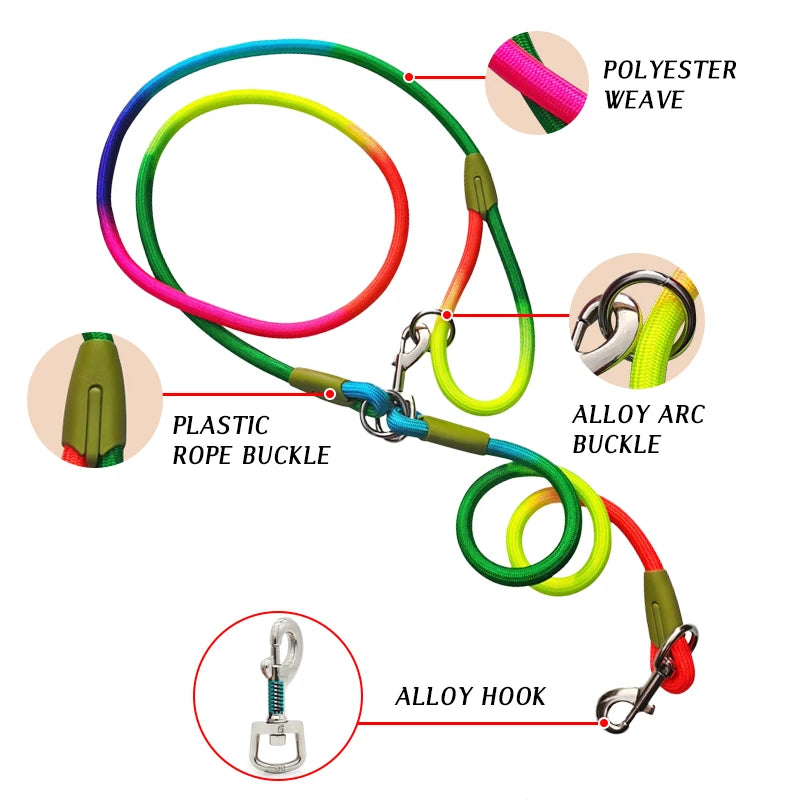 ZoomPup Reflective Hands-Free Dog Leash
