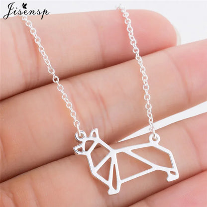 WildCharm Stainless Steel Animal Pendant Necklace