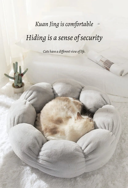 BloomNest Plush Pet Bed