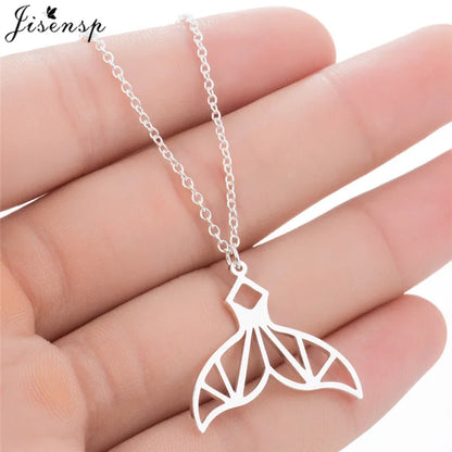 WildCharm Stainless Steel Animal Pendant Necklace