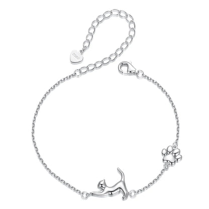 Pawlinks Sterling Silver Charm Bracelet