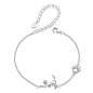 Pawlinks Sterling Silver Charm Bracelet
