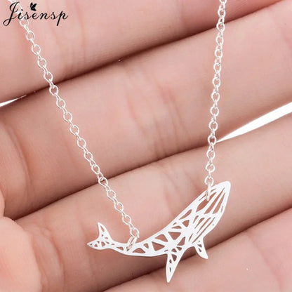 WildCharm Stainless Steel Animal Pendant Necklace