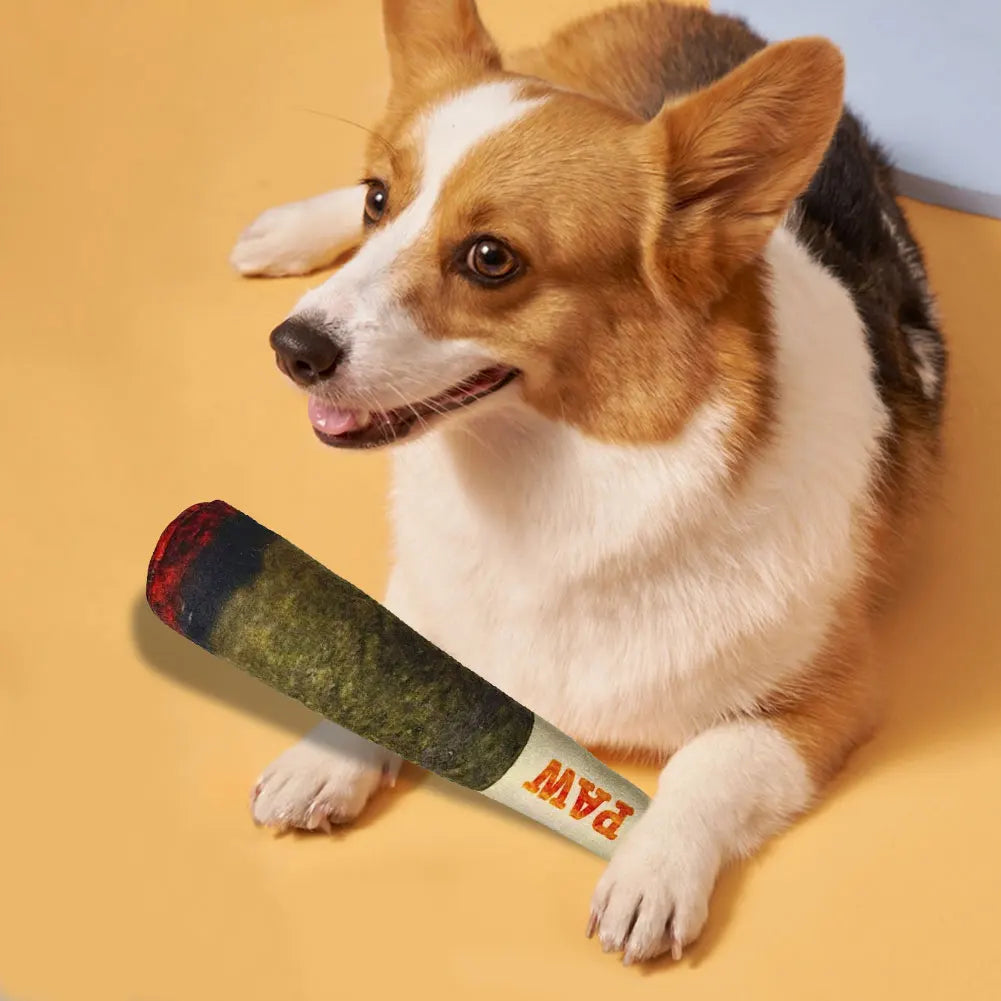 Puff ‘n’ Play Stuffed Dog Toy
