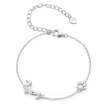 Pawlinks Sterling Silver Charm Bracelet