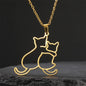 Pawfect Hug Pet Lover Pendant Necklace