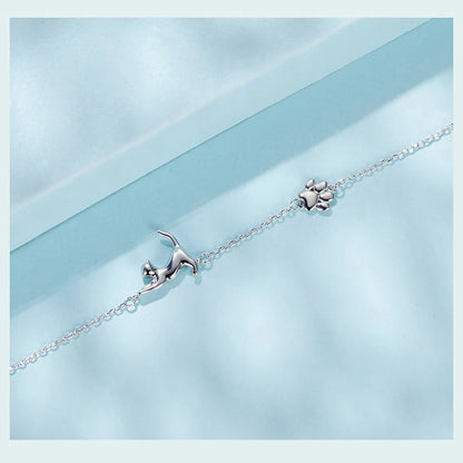 Pawlinks Sterling Silver Charm Bracelet