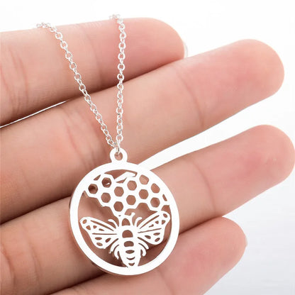 WildCharm Stainless Steel Animal Pendant Necklace