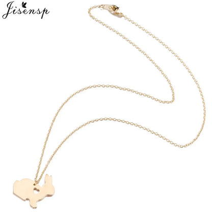 WildCharm Stainless Steel Animal Pendant Necklace