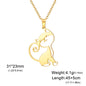 Purrfectly Yours Cat Pendant Necklace