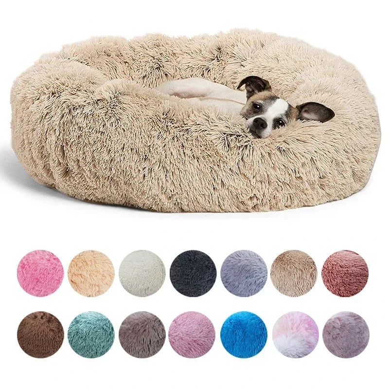 SnuggleNest Luxe Plush Pet Bed