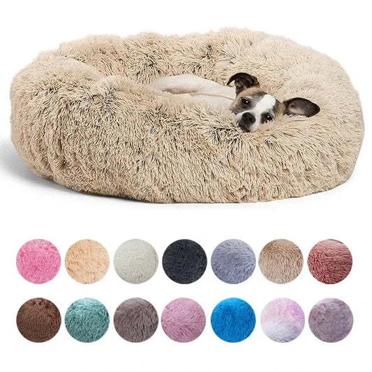 SnuggleNest Luxe Plush Pet Bed