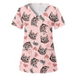 Paw-fessional Prints Scrub Tops