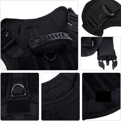 K9 Commando Tactical Dog Harness & Leash Set