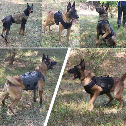 K9 Commando Tactical Dog Harness & Leash Set