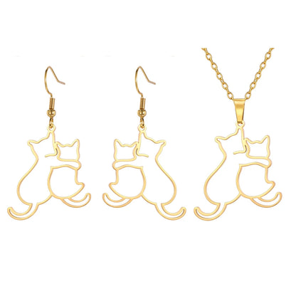 Pawfect Hug Pet Lover Pendant Necklace