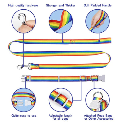 PrideStride Leash & Collar Set