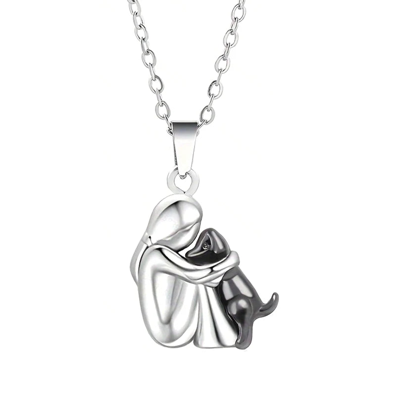 Pawfect Embrace Pendant Necklace