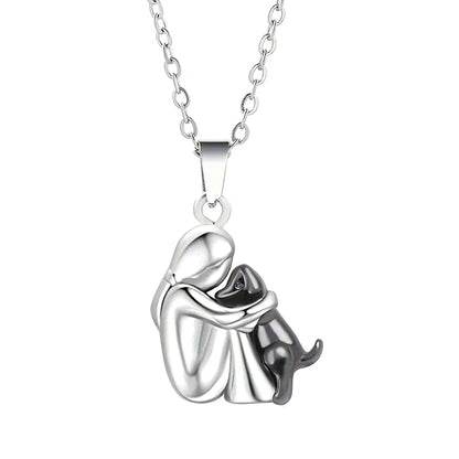 Pawfect Embrace Pendant Necklace