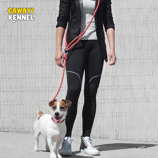 ZoomPup Reflective Hands-Free Dog Leash