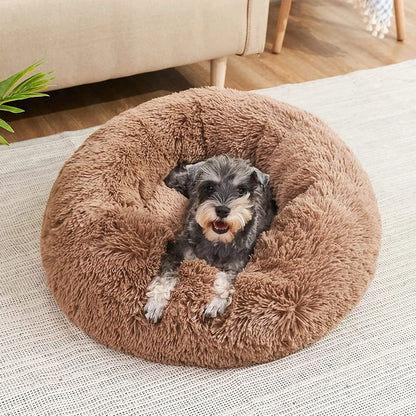 SnuggleNest Luxe Plush Pet Bed