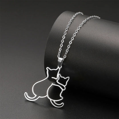 Pawfect Hug Pet Lover Pendant Necklace