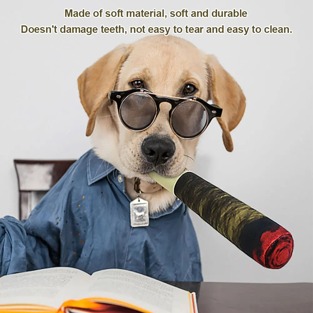 Puff ‘n’ Play Stuffed Dog Toy