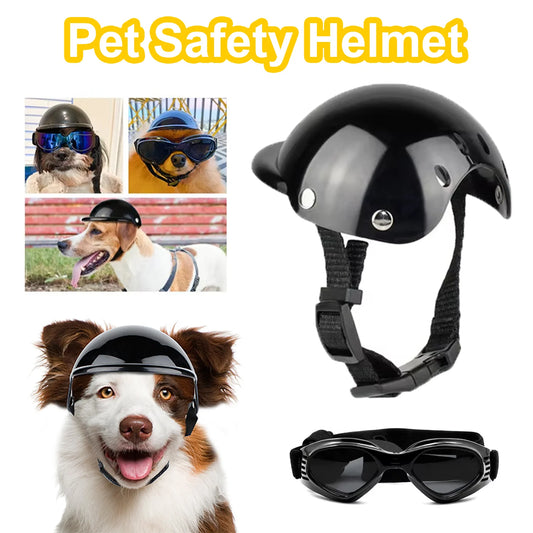 PawGear Moto Pup Helmet & Shades Set