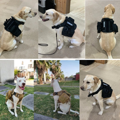K9 Commando Tactical Dog Harness & Leash Set