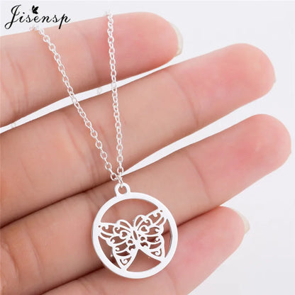 WildCharm Stainless Steel Animal Pendant Necklace