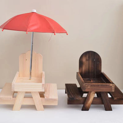 The Squirrel Snack Shack: Backyard Bistro Table