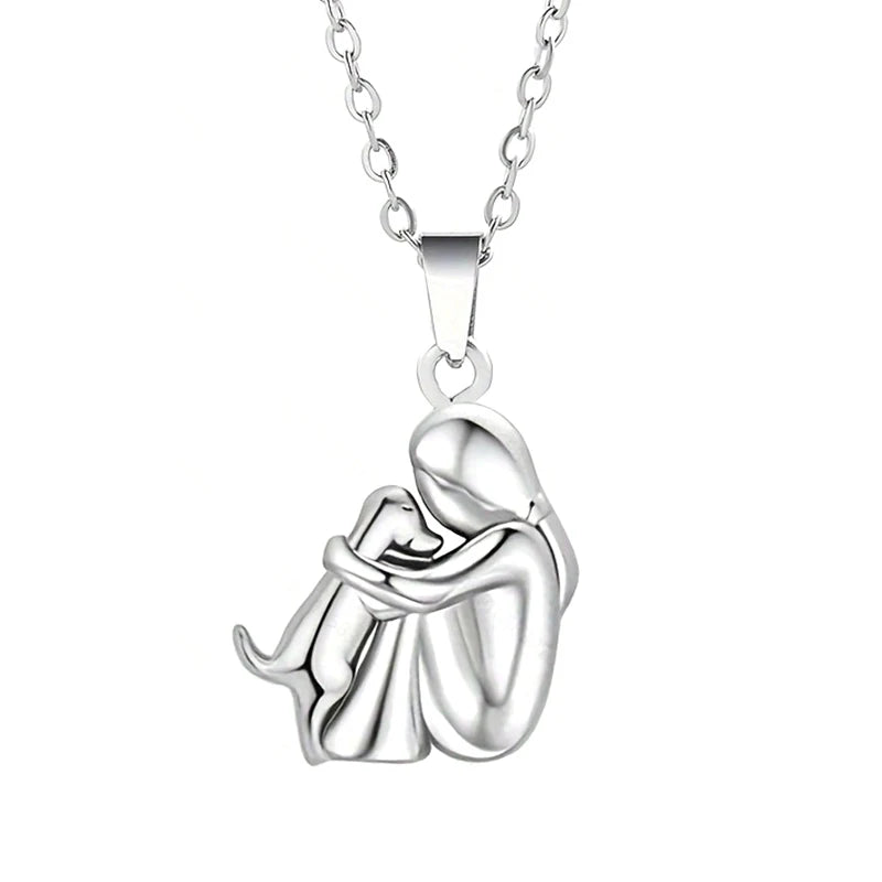 Pawfect Embrace Pendant Necklace