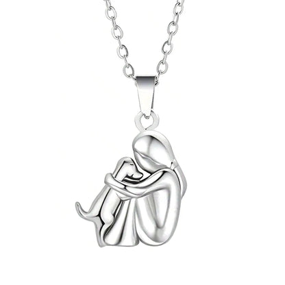 Pawfect Embrace Pendant Necklace