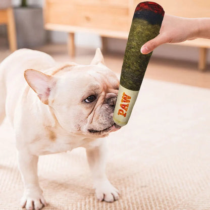 Puff ‘n’ Play Stuffed Dog Toy