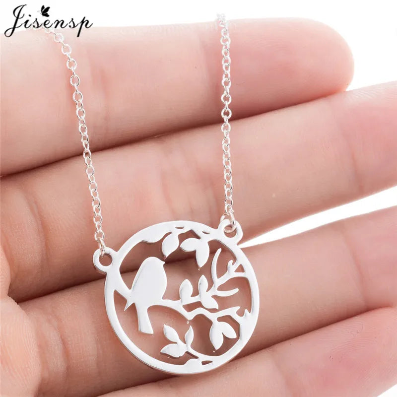 WildCharm Stainless Steel Animal Pendant Necklace
