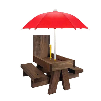 The Squirrel Snack Shack: Backyard Bistro Table