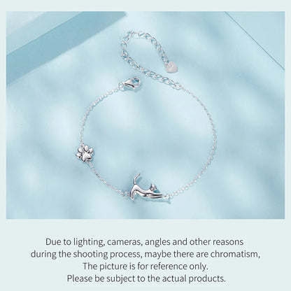 Pawlinks Sterling Silver Charm Bracelet