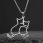 Pawfect Hug Pet Lover Pendant Necklace