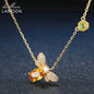 HoneyGlow Bee Necklace